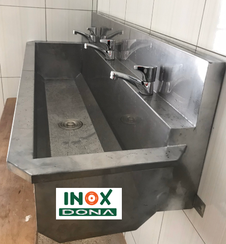 Bồn rửa tay tập thể - Inox Dona - Công Ty TNHH Inox Dona